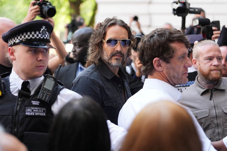 Russell Brand granted bail after appearing in London court on rape and sexual assault charges