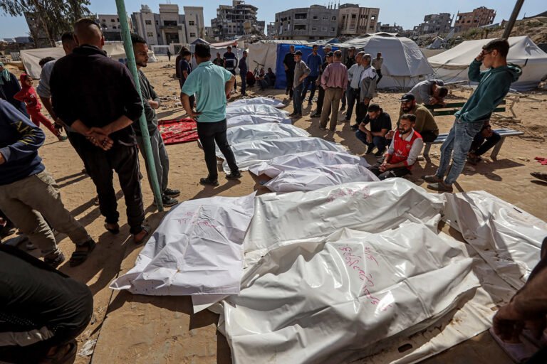 Israeli airstrikes kill more than 100 in Gaza, officials say, as Trump wraps up Middle East tour