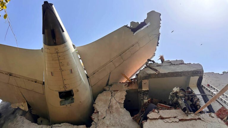 Air India plane carrying 242 people crashes near Ahmedabad airport, 1 passenger reportedly survived
